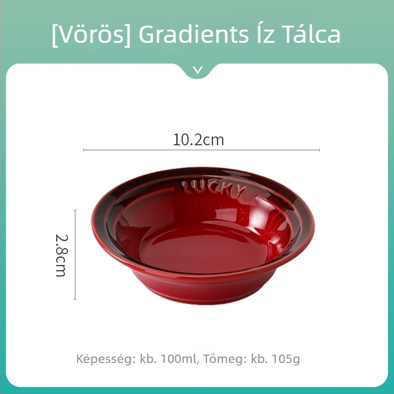 Porcelán kerek tál aláglazúros felülettel, mikrohullámú sütőben használható, több minta, logó nyomtatva; ideális szószokhoz, dipshez és nassolnivalókhoz.