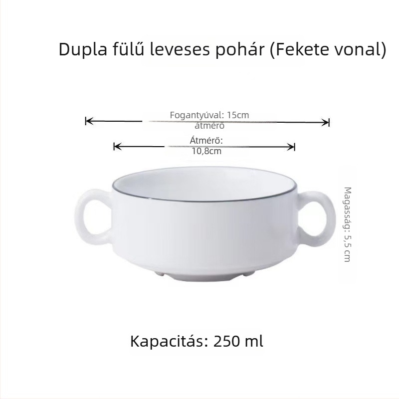 Porcelán szeparált tál adagonkénti kontrollhoz, aszimmetrikus formájú, mikrohullámú sütőben használható, aláglazúrt felület, logóval testre szabható