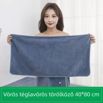 Mikroszálas arc-törölközők szett a szalonhoz fejkendővel; logóval testreszabható; súly 137 g; nedvszívás 26-30 s