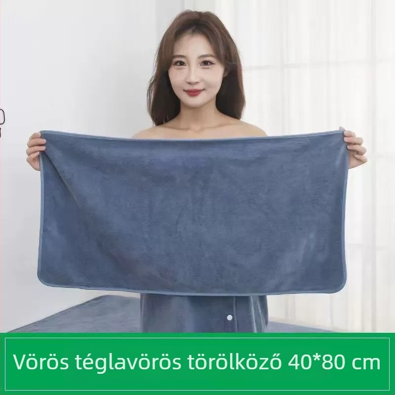 Mikroszálas arc-törölközők szett a szalonhoz fejkendővel; logóval testreszabható; súly 137 g; nedvszívás 26-30 s