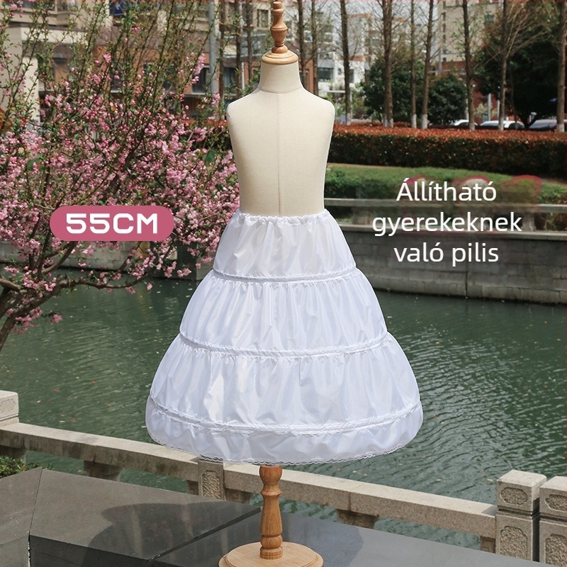 Gyerekeknek szóló Lolita-stílusú ruha, középhosszú, állítható, 2022 tavasza