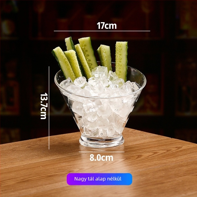 Műanyag japán stílusú gyümölcstál diagonális peremmel, egyszerű stílusú snack tál