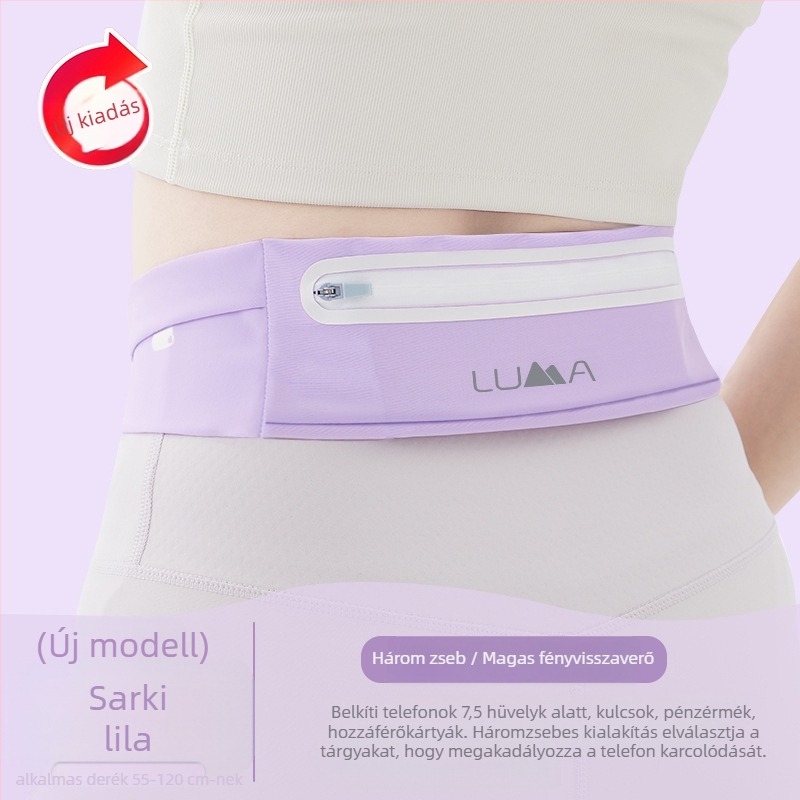 Sport derék táska – Uniszex, Nylon, Vízálló, Ultra könnyű, Kültéri sportokhoz