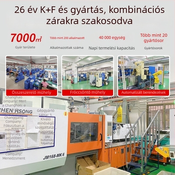 Teljesen fém kulcstároló doboz jelszavas zárással, alumíniumötvözetből, macskaszem dizájn, panziók dekorációjához