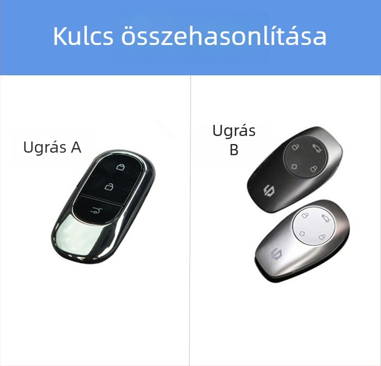 Leapmotor T03 kulcstartó tok, marhabőr, etnikus stílus