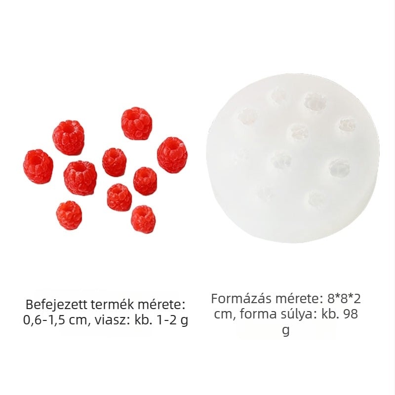 Gyümölcs alakú szilikon sütemény forma – szabálytalan alak, Light Luxury stílus