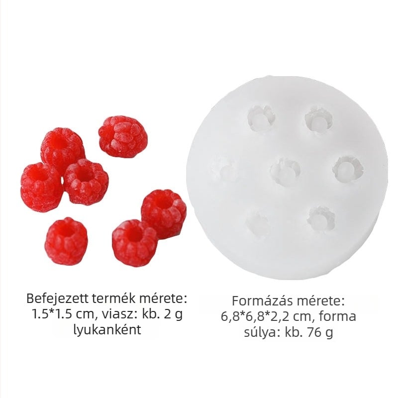 Gyümölcs alakú szilikon sütemény forma – szabálytalan alak, Light Luxury stílus