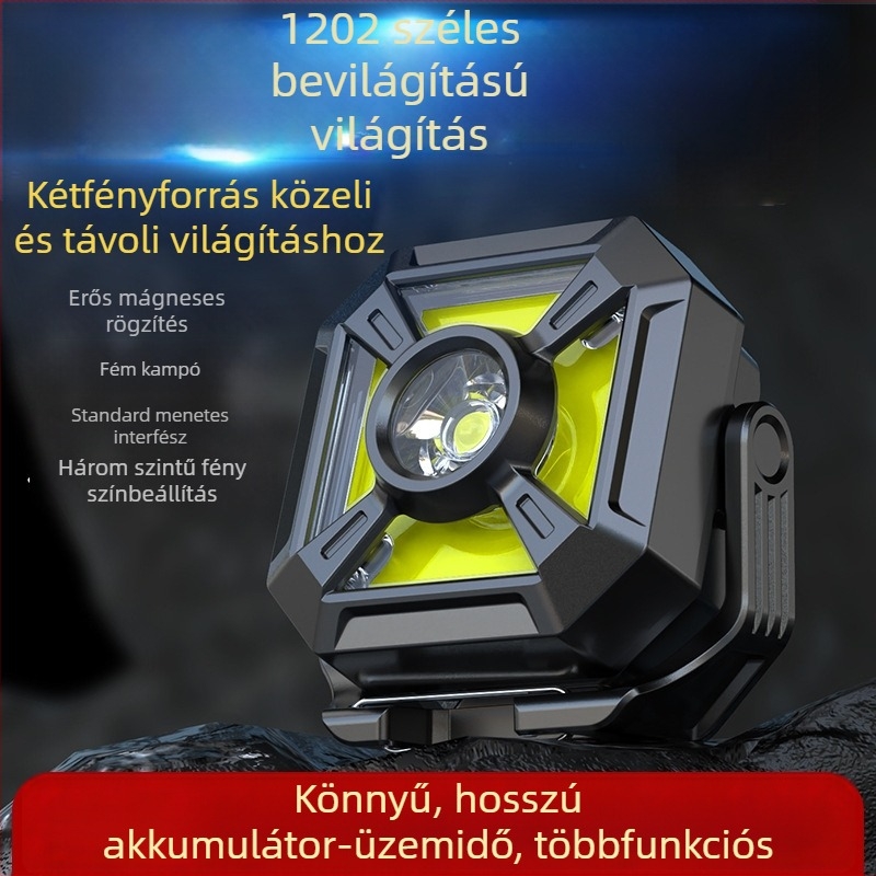 Kempinglámpa - Cob LED, újratölthető, 3V, 500mAh, gombkapcsoló