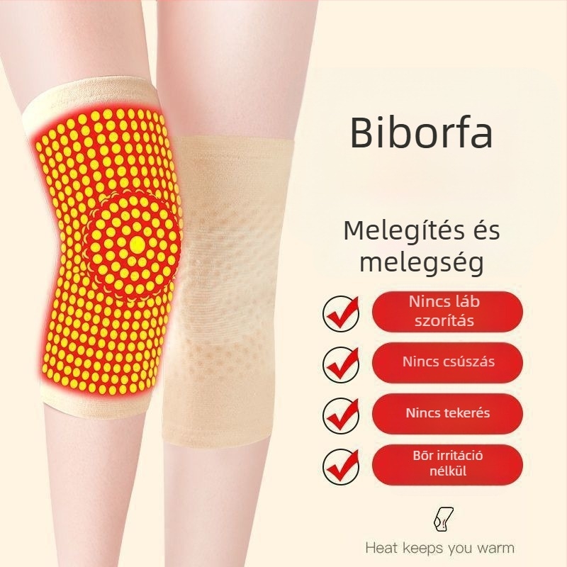 Gyömbéres önmelegedő térdvédő – melegítés és ízületi fájdalom enyhítésére