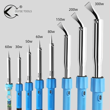 Rézhegyű elektromos forrasztóvas, állítható hőmérséklet 200–450°C, 220V, 235 mm hosszú, teljesítmény 30–300W