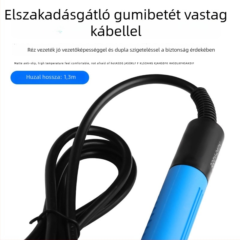 Rézhegyű elektromos forrasztóvas, állítható hőmérséklet 200–450°C, 220V, 235 mm hosszú, teljesítmény 30–300W