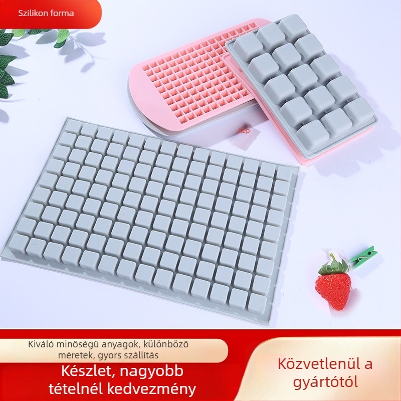 Szilikon sütőforma jéghez, csokoládéhoz és süteményekhez — szokatlan alak, könnyű demoldás, Wattway