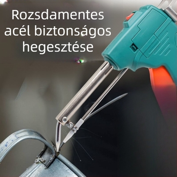 Elektronikus forrasztópisztoly és forrasztóvas ónlemezhez, rozsdamentes acélhoz és rézlemezekhez – gyors forrasztó eszköz