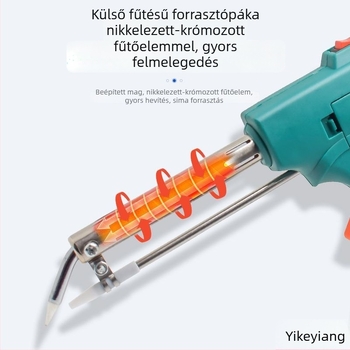 Elektronikus forrasztópisztoly és forrasztóvas ónlemezhez, rozsdamentes acélhoz és rézlemezekhez – gyors forrasztó eszköz