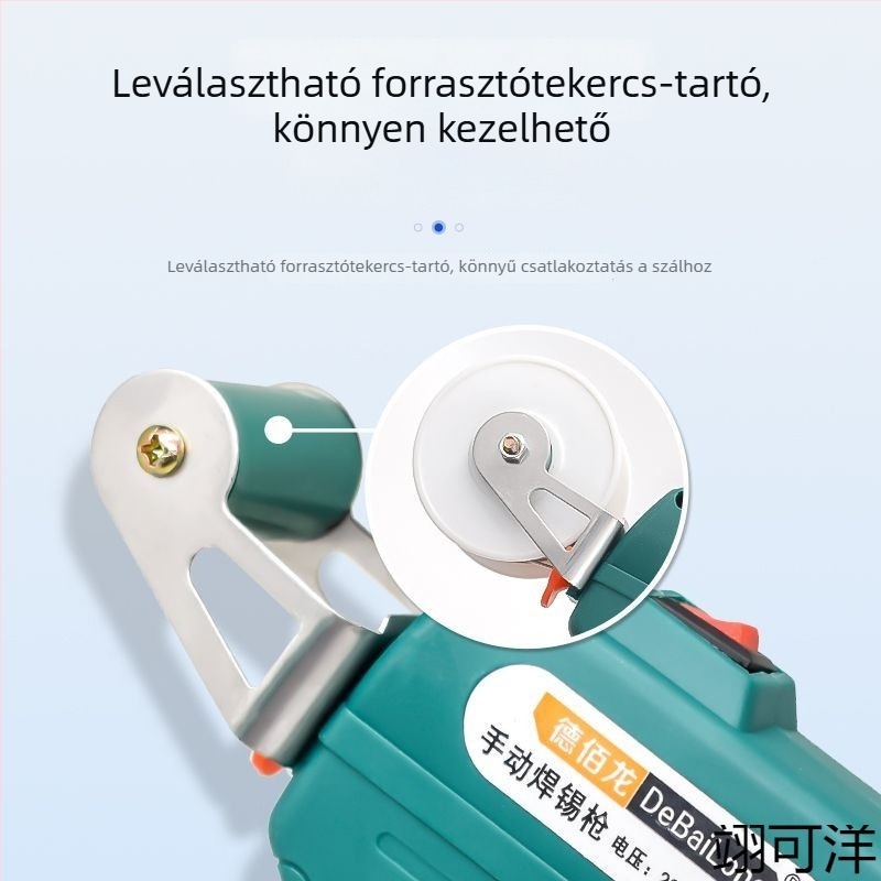 Elektronikus forrasztópisztoly és forrasztóvas ónlemezhez, rozsdamentes acélhoz és rézlemezekhez – gyors forrasztó eszköz