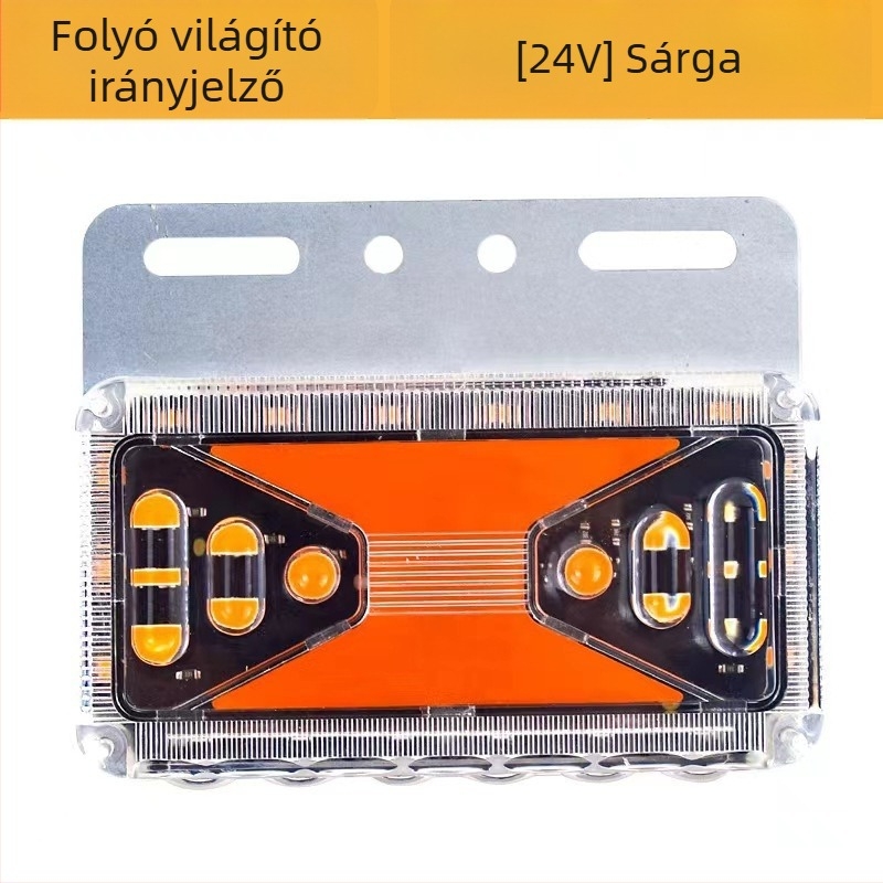 Kamion oldalsó LED fény, 12V/24V, 10W, PC ház, nagy teherautókhoz és félpótkocsikhoz