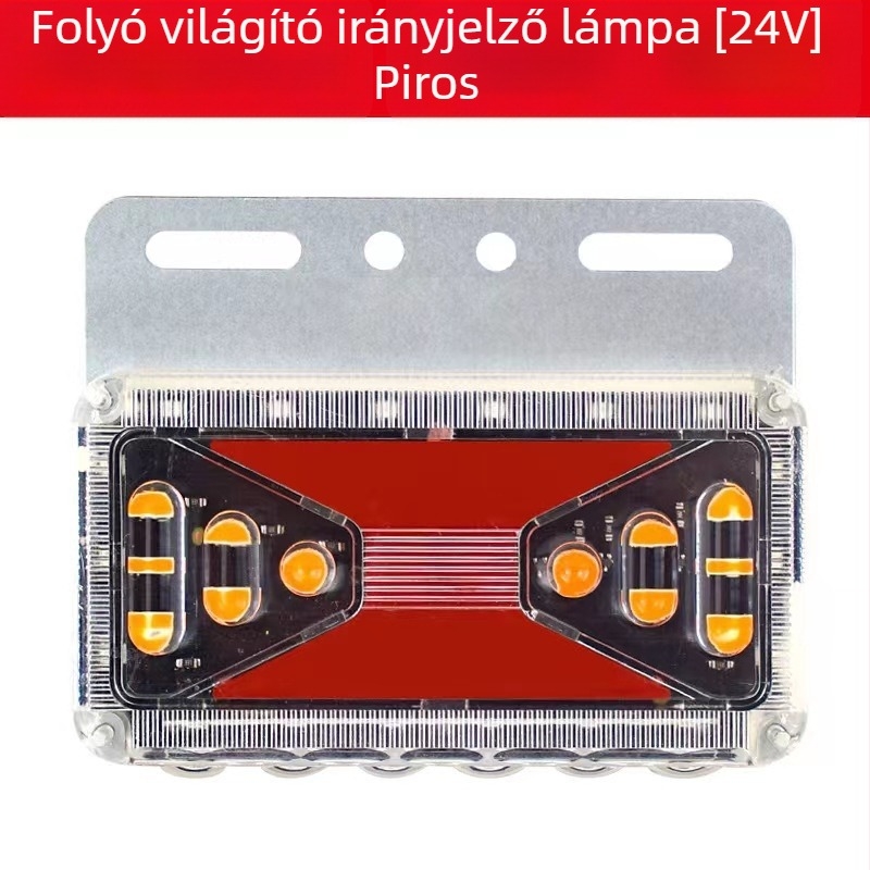 Kamion oldalsó LED fény, 12V/24V, 10W, PC ház, nagy teherautókhoz és félpótkocsikhoz