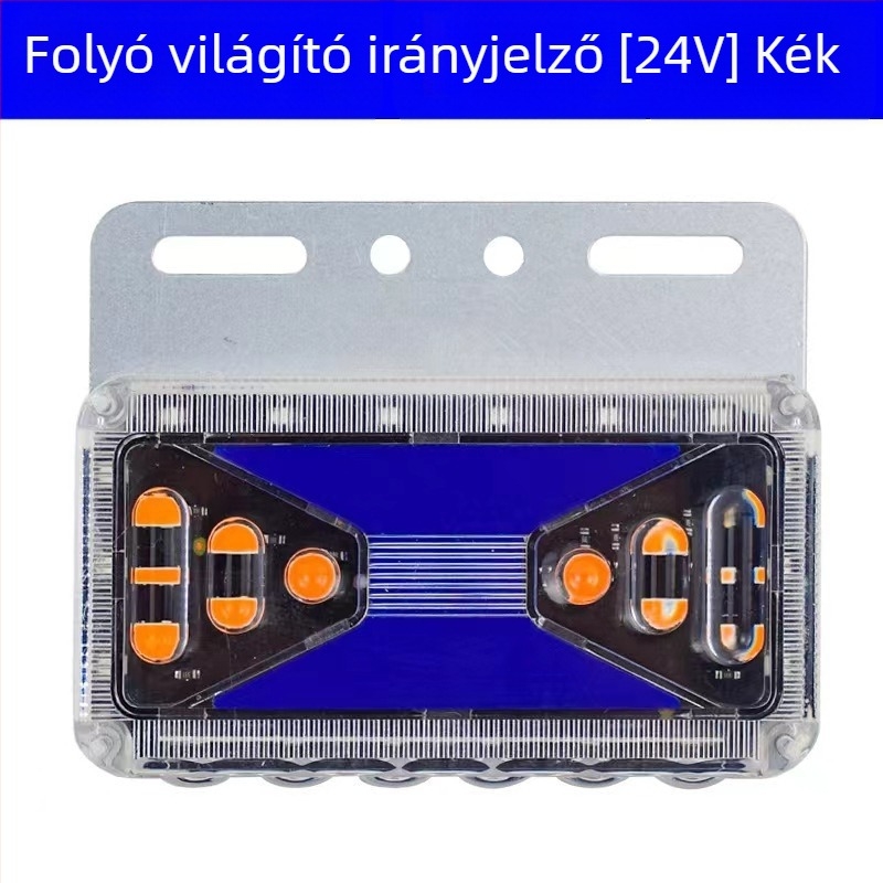 Kamion oldalsó LED fény, 12V/24V, 10W, PC ház, nagy teherautókhoz és félpótkocsikhoz