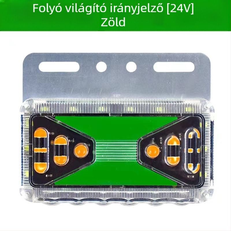 Kamion oldalsó LED fény, 12V/24V, 10W, PC ház, nagy teherautókhoz és félpótkocsikhoz