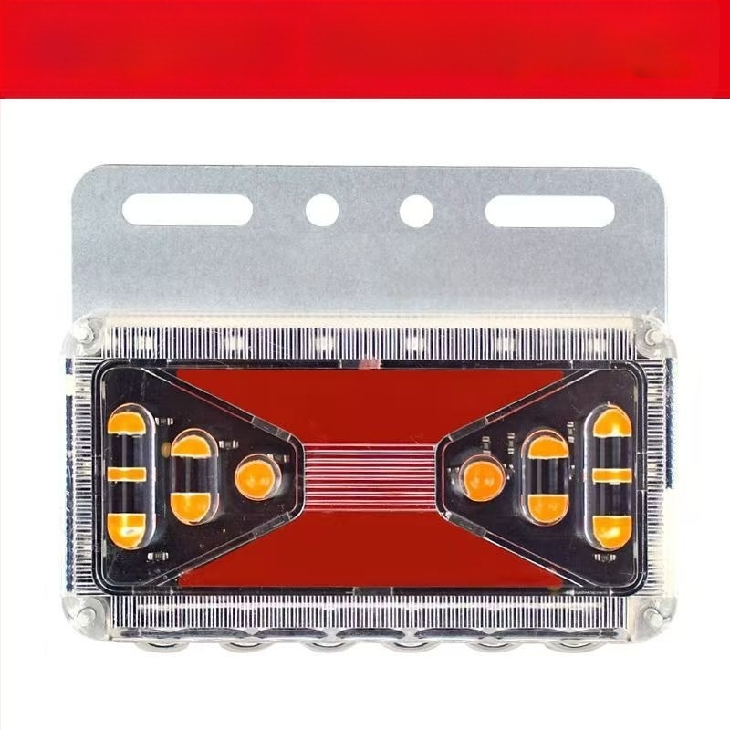 Kamion oldalsó LED fény, 12V/24V, 10W, PC ház, nagy teherautókhoz és félpótkocsikhoz