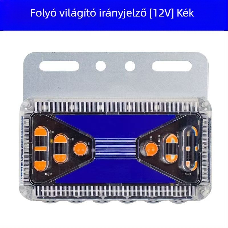 Kamion oldalsó LED fény, 12V/24V, 10W, PC ház, nagy teherautókhoz és félpótkocsikhoz