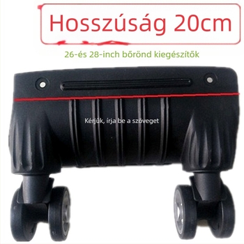 Bőrönd kerekek - egyrészes kivitel, ütéscsillapító, univerzális illeszkedés, ABS anyag