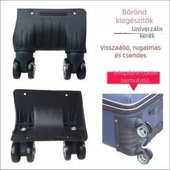 Bőrönd kerekek - egyrészes kivitel, ütéscsillapító, univerzális illeszkedés, ABS anyag