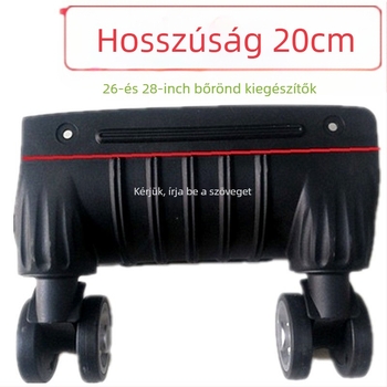 Bőrönd kerekek - egyrészes kivitel, ütéscsillapító, univerzális illeszkedés, ABS anyag