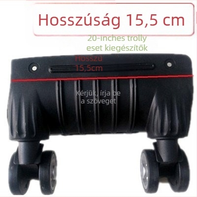 Bőrönd kerekek - egyrészes kivitel, ütéscsillapító, univerzális illeszkedés, ABS anyag