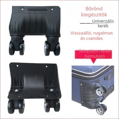Bőrönd kerekek - egyrészes kivitel, ütéscsillapító, univerzális illeszkedés, ABS anyag