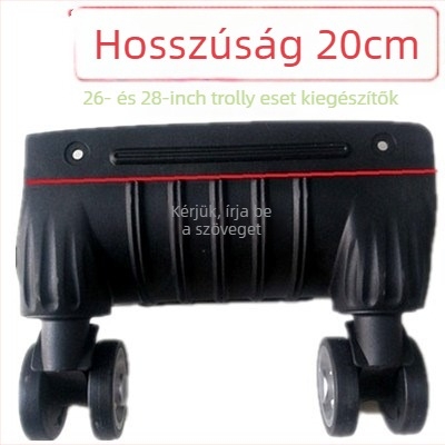 Bőrönd kerekek - egyrészes kivitel, ütéscsillapító, univerzális illeszkedés, ABS anyag