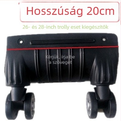 Bőrönd kerekek - egyrészes kivitel, ütéscsillapító, univerzális illeszkedés, ABS anyag