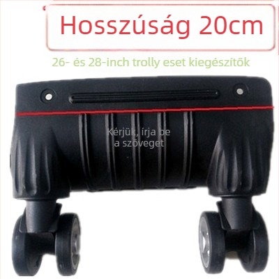 Bőrönd kerekek - egyrészes kivitel, ütéscsillapító, univerzális illeszkedés, ABS anyag