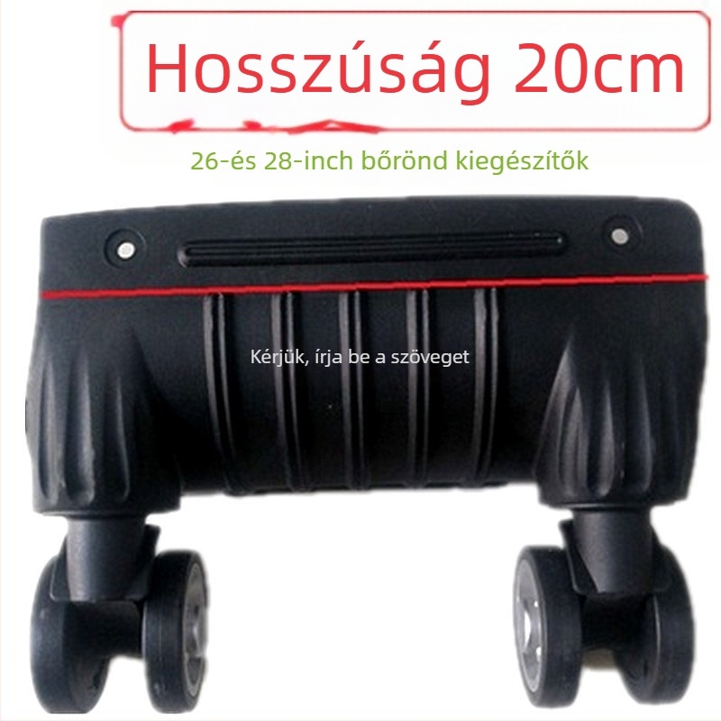 Bőrönd kerekek - egyrészes kivitel, ütéscsillapító, univerzális illeszkedés, ABS anyag