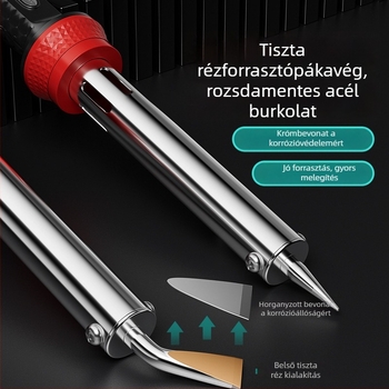 Anlixin forrasztópáka 300W hordozható lapos fej, állítható hőmérséklet, 220V