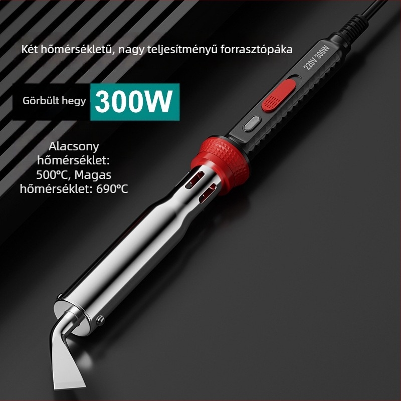 Anlixin forrasztópáka 300W hordozható lapos fej, állítható hőmérséklet, 220V