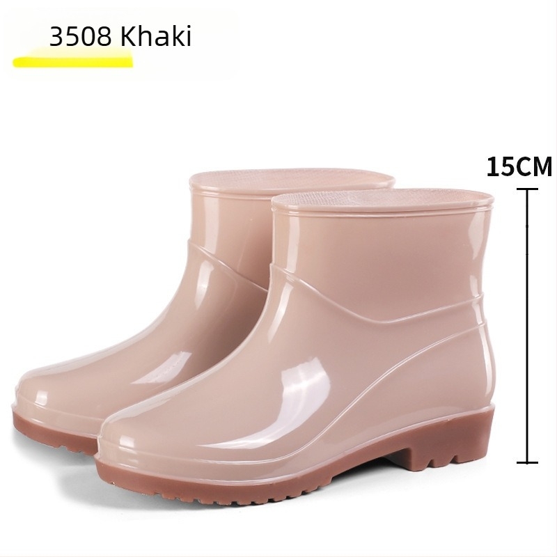 Női esőcsizmák, PVC felsőrész, magas cső, közepes vastagság, slip-on zárás