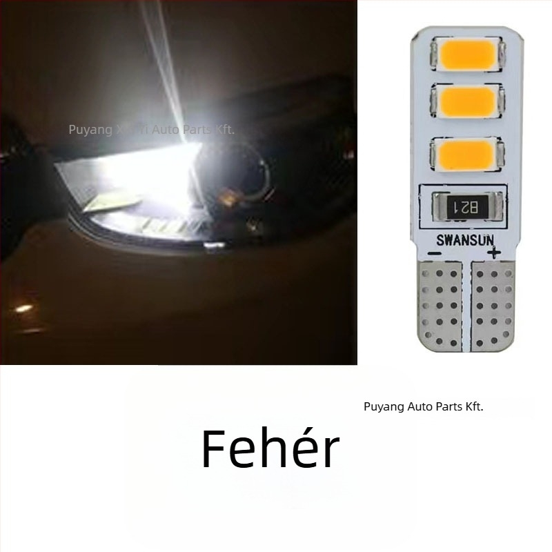 24V-os LED teherautó jelző- és rendszámvilág, plug-in, PC műanyag ház, univerzális