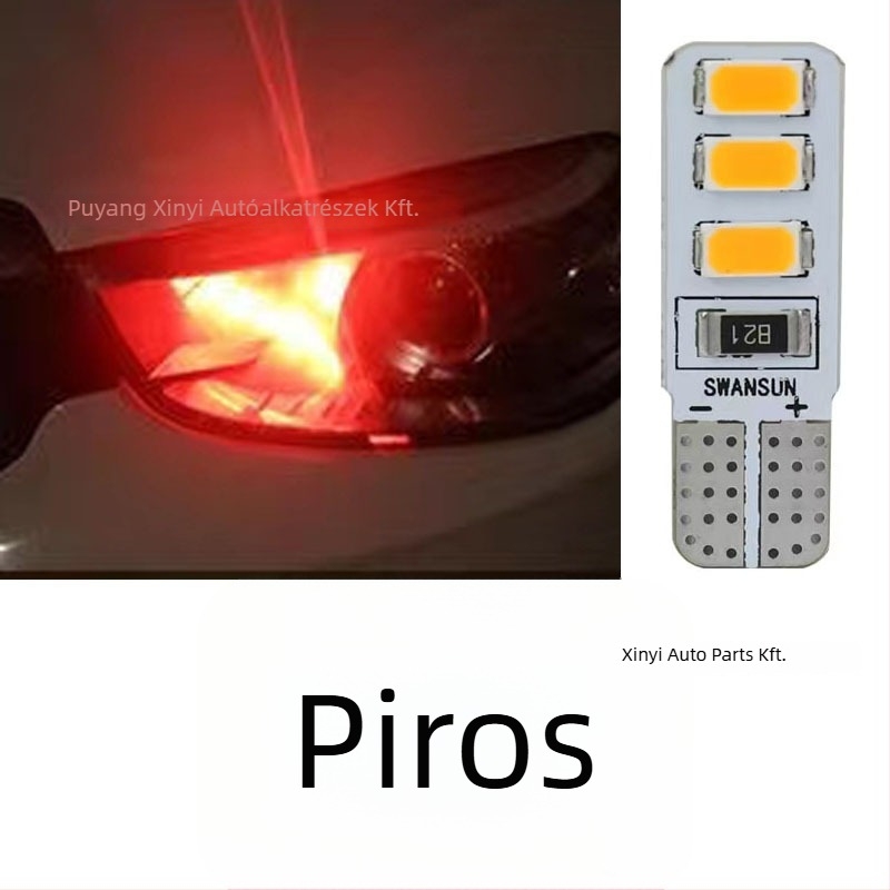 24V-os LED teherautó jelző- és rendszámvilág, plug-in, PC műanyag ház, univerzális