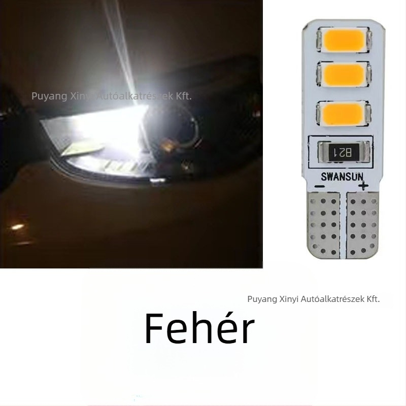 24V-os LED teherautó jelző- és rendszámvilág, plug-in, PC műanyag ház, univerzális