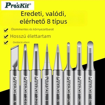 Forrasztóhegy, hegyes és patkó alakú, kompatibilis 936/938