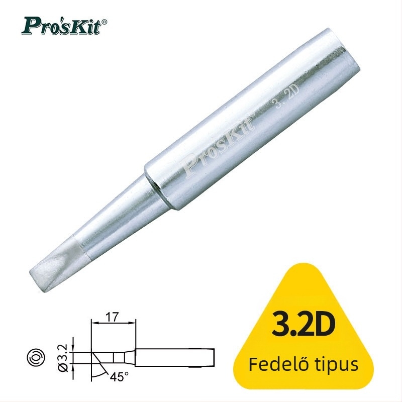 Forrasztóhegy, hegyes és patkó alakú, kompatibilis 936/938