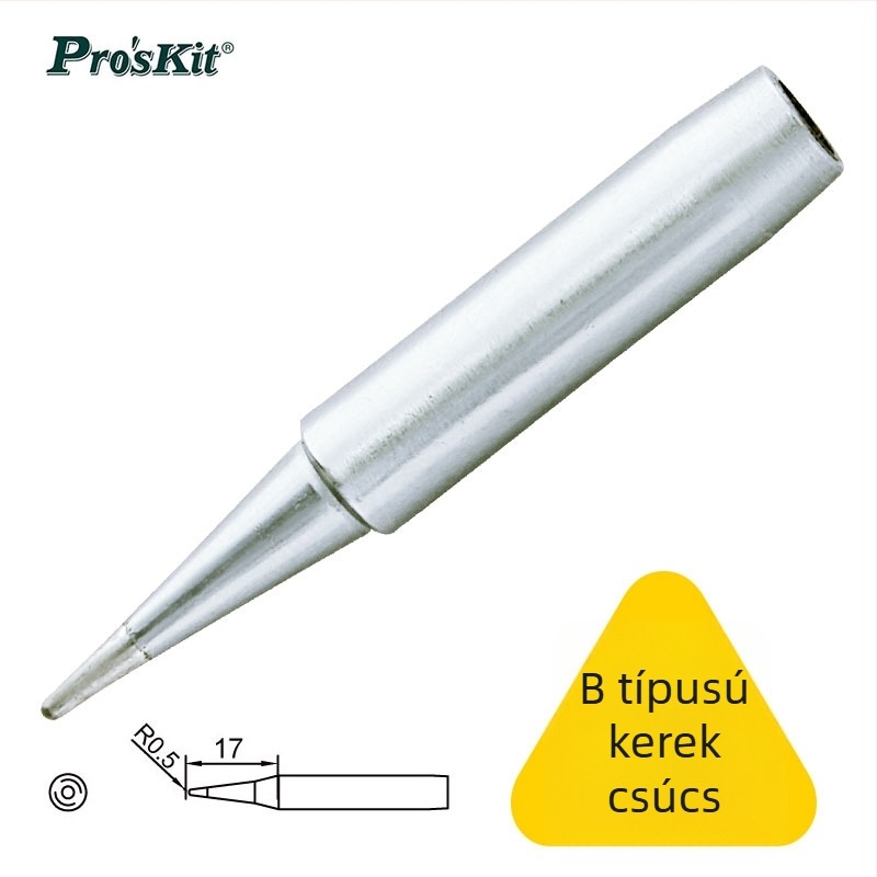 Forrasztóhegy, hegyes és patkó alakú, kompatibilis 936/938
