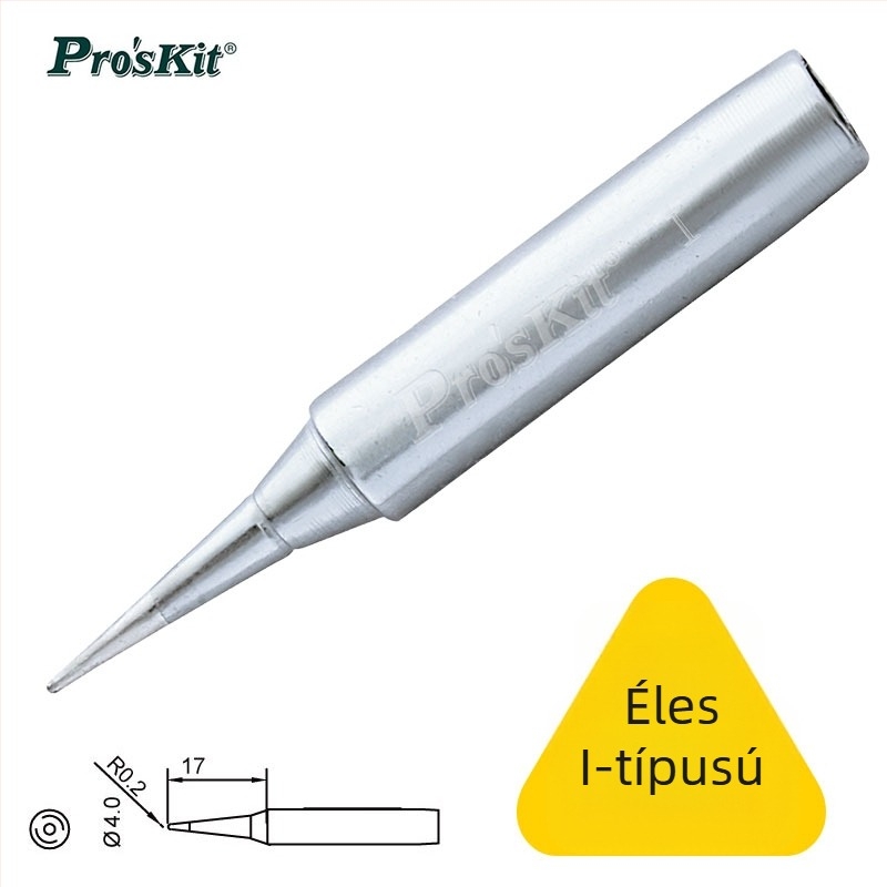 Forrasztóhegy, hegyes és patkó alakú, kompatibilis 936/938