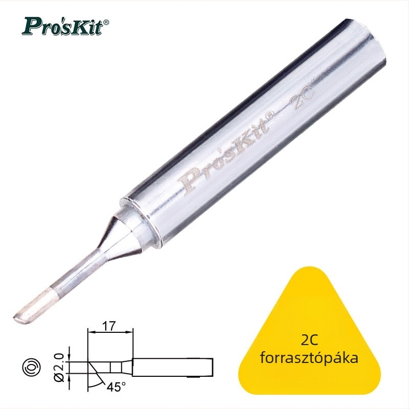 Forrasztóhegy, hegyes és patkó alakú, kompatibilis 936/938