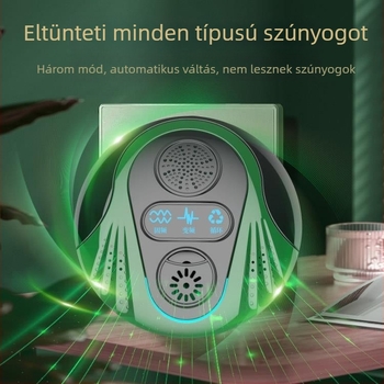 Beltéri ultrahangos szúnyogirtó lámpa fotokatalitikus technológiával, újratölthető, otthoni használatra – 2021 tavasz