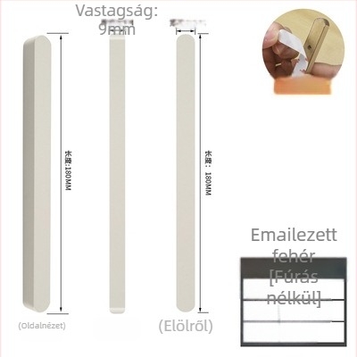 Csúszóajtó fogantyú - önhúzós, fúrás nélküli, alumínium, anodizált felülettel, modell: kis arany rúd fogantyú