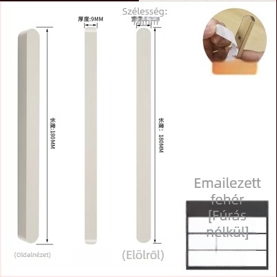 Csúszóajtó fogantyú - önhúzós, fúrás nélküli, alumínium, anodizált felülettel, modell: kis arany rúd fogantyú