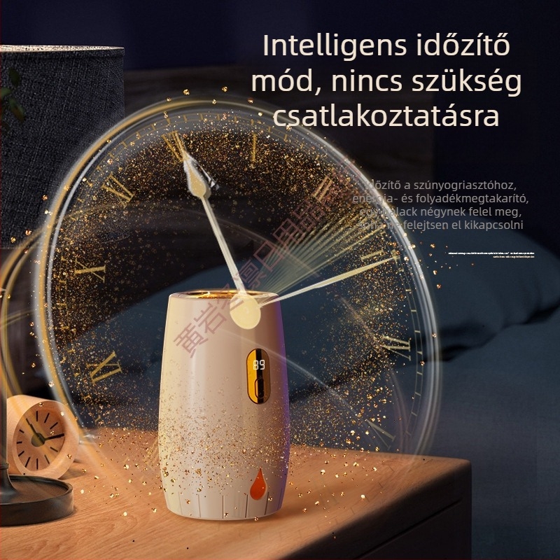 Elektronikus szúnyogriasztó otthonra, USB időzítő, alkalmas 11–20 m²-es szobákhoz, LED világítás, beépített akkumulátor, több mint 12 órás üzemidő