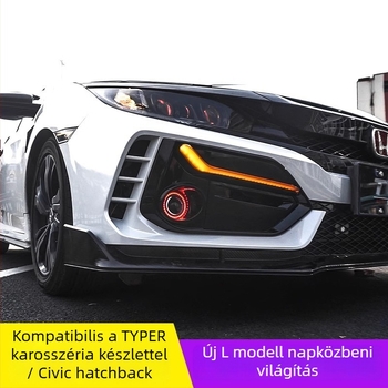 LED L-alakú nappali fények Civic hatchback tizedik generációhoz, 24W, TYPY márka